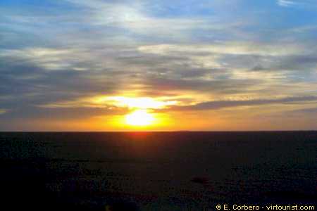Abu Simbel, dawn in the desert