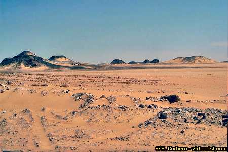 Abu Simbel, the desert