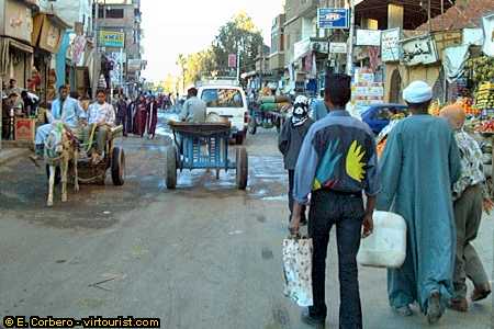 aswan, main street
