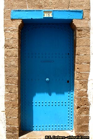 Essaouira, blue door