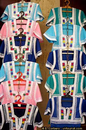 Fez, Medina, shirts for sale