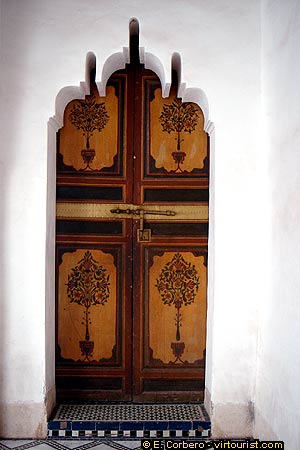 Marrakech, Bahia Palace, doorway
