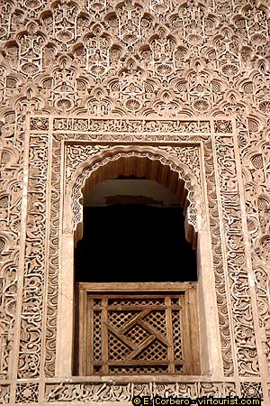 Marrakech, Medersa Ben Youssef, detail
