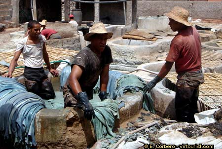 41/47.- Marrakech, the tanneries