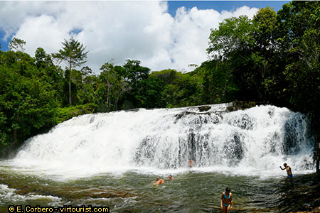 Itacare, Waterfall of Tujuipe