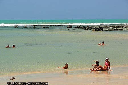 Praia da Pipa, Praia Principal