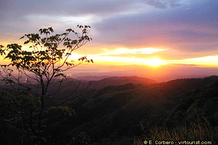 Monteverde National Park, sunset