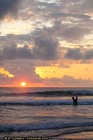 National Park of Manuel Antonio, sunset