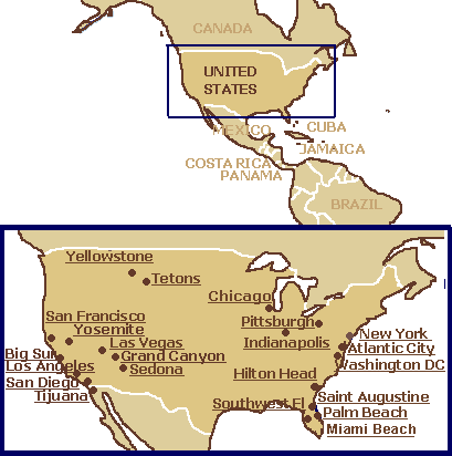 map of north america with cities. Costa Rica map