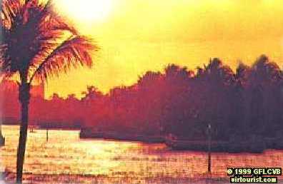 8.- Fort Lauderdale, Sunset on the river