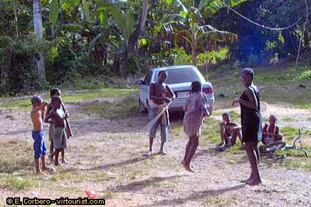 Roaring River, children