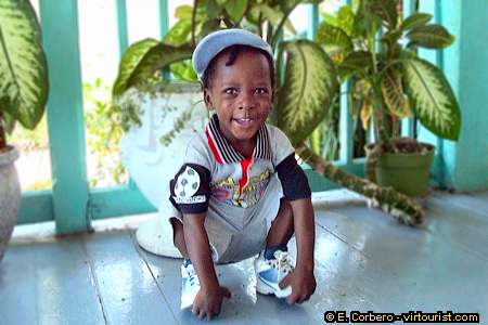 Port Antonio, downtown, boy