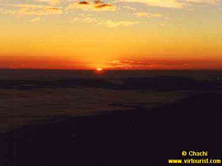 27.- The sun over the Amazon