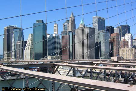 New York, Downtown from Brooklyn Bridge