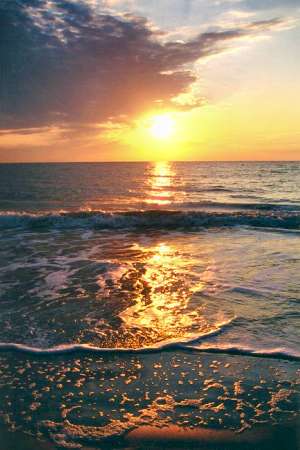 beach sunset. Fort Myers Beach, Sunset