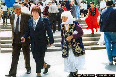 Almaty, Old woman