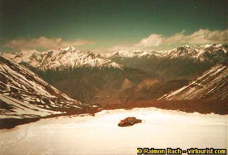Annapurna Circuit, Thorung La Pass view