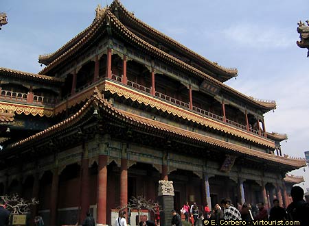 Beijing, Tibetan Buddhist Lama Temple, Jie Tai Building