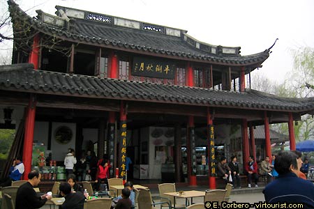 Hangzhou, West Lake, cafe