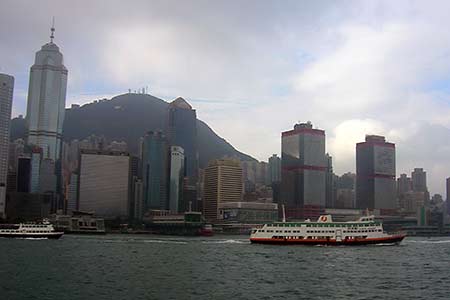 Hong Kong, Ferry & Hong Kong Harbor