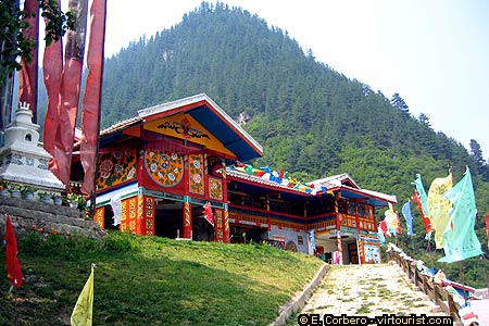 Jiuzhaigou Valley, Shuzheng Zone, Tibetan House