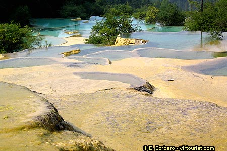 Huanglong, multicolored ponds