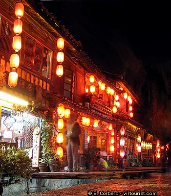 Lijiang, old town, restaurants