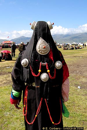Litang Horse Festival, Tibetan Lady