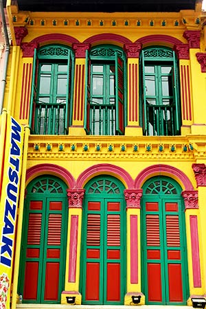 Singapore, Chinatown, houses
