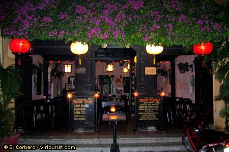 Hoi An, night restaurant