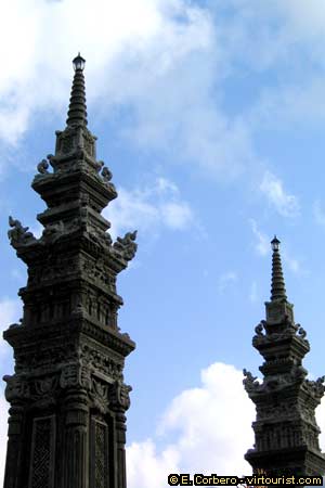 Hue, Buddhist Pagoda detail