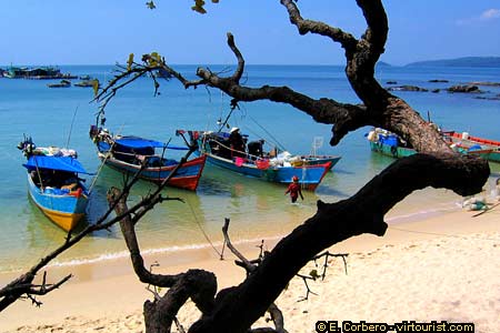 Phu Quoc, Ganh Dau, fishing boats