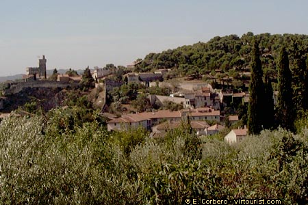 33/35.- Villeneuve Lez Avignon, landscape