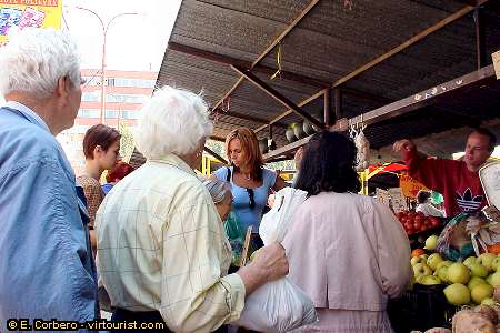 Bratislava, buying fruits