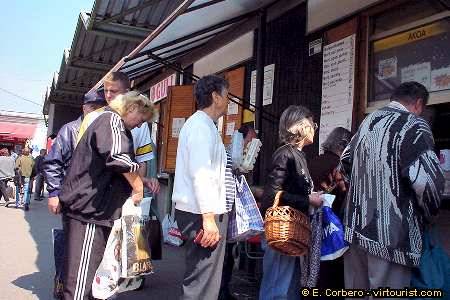 Bratislava, buying fast food