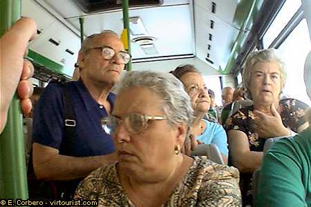 35/36.- Cordoba, on a bus