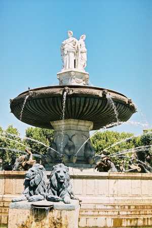 Aix en Provence: Fountain of the Three Graces