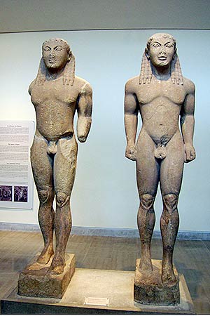 Twins of Argos, Delphi Museum, Greece