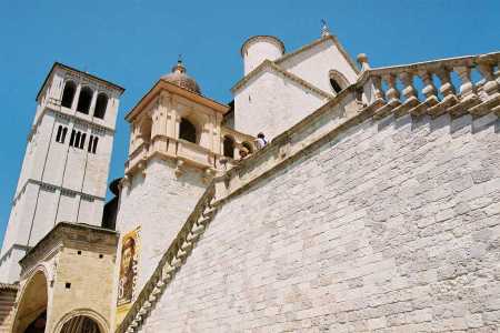 49/50.- Umbria, Assisi, The Basilicas