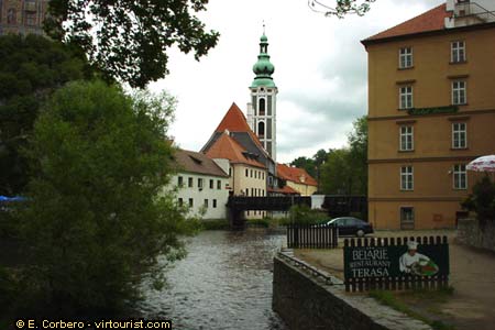 Cesky Krumlov, Bybalky Kostel Sv. Josta 2
