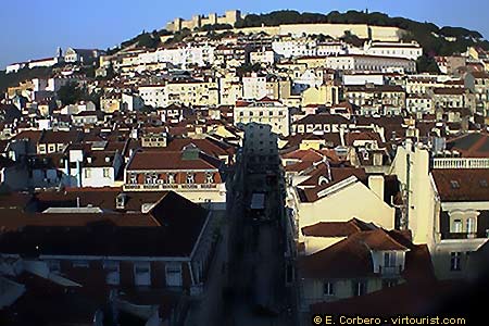 27/33.- Lisbon, view from the Elevator I