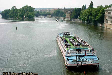  Prague, Vltava boat