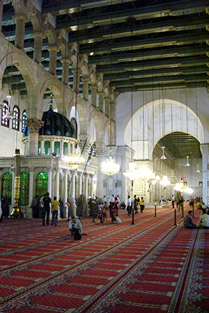 Damascus, Umayyad Mosque, interior