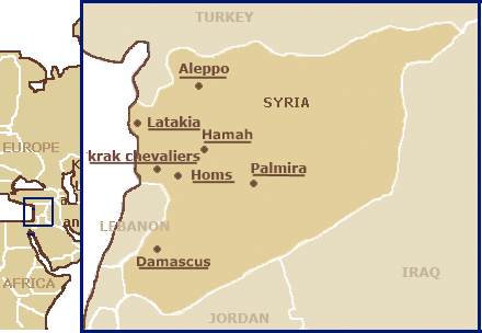 Syria map