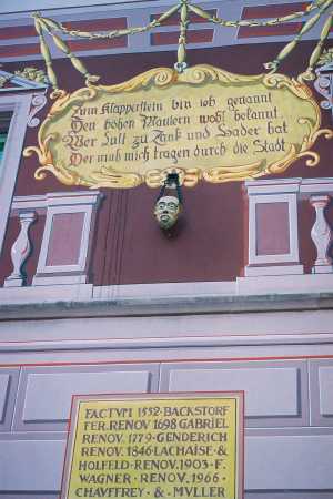 33.- Alsace, Mulhouse: Klapperstein